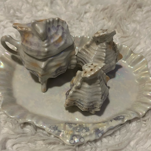 Elegant Iridescent Shell Dish Set - Picture 15 of 16